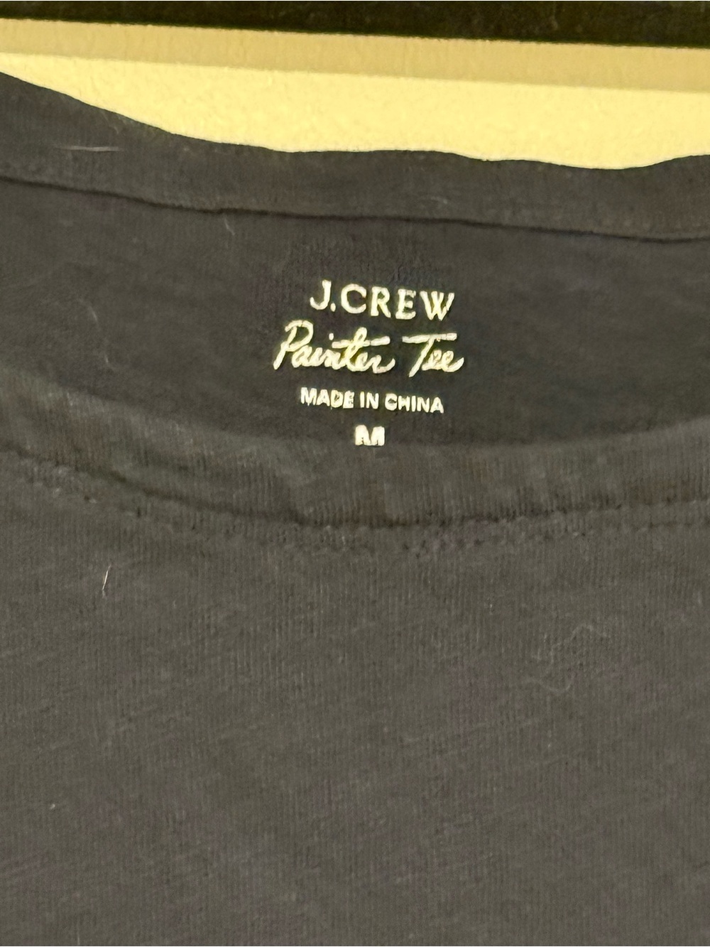 J.Crew Painter Tee Navy Blue Long Sleeve Crewneck T-Shirt Classic Basic - Medium - Picture 5 of 5
